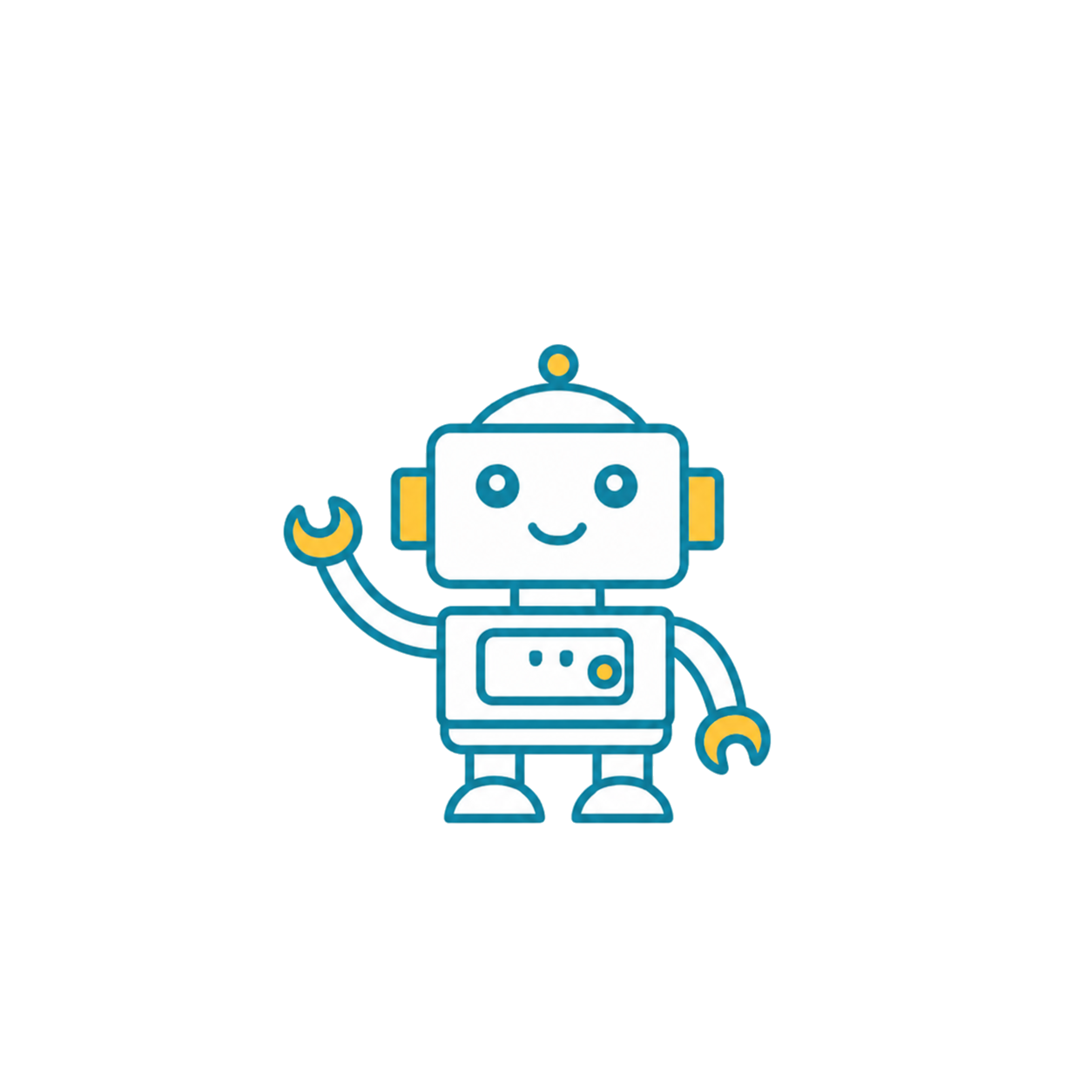 手を振るココロボちゃん